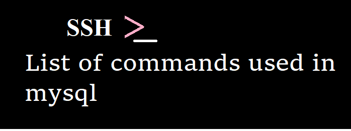 mysql
